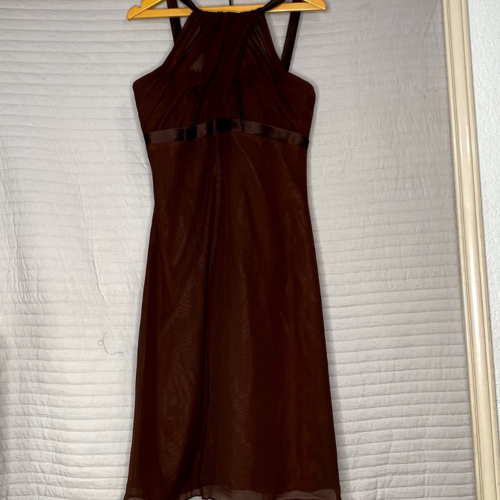 Women's Short Brown Dress